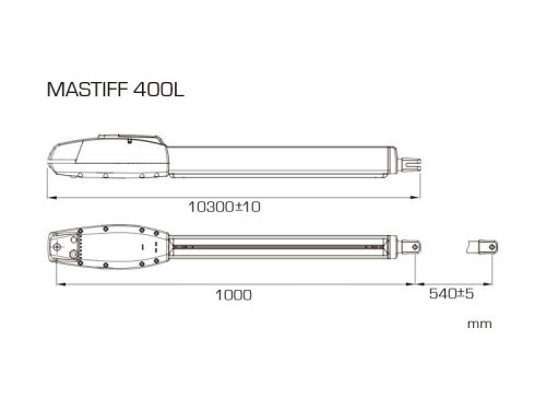 ND Mastiff400L - samostatný pohon